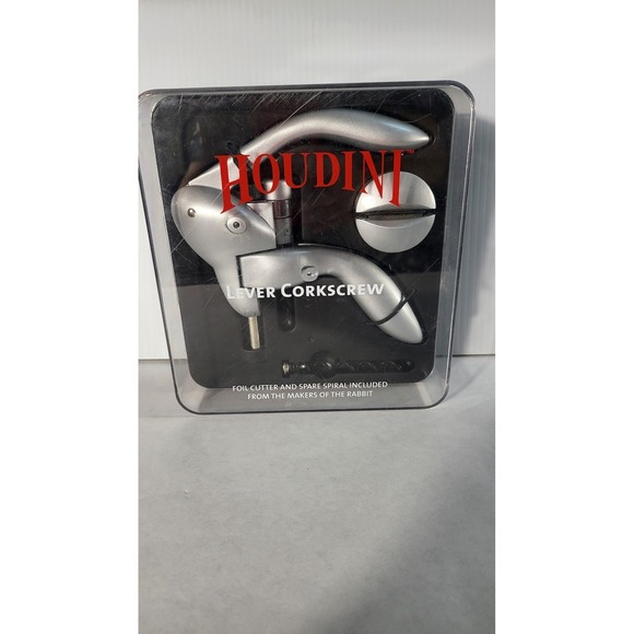 Houdini‎ Lever Corkscrew Wine Opener Foil Cutter Spare Spiral Bar Tool - Picture 1 of 9